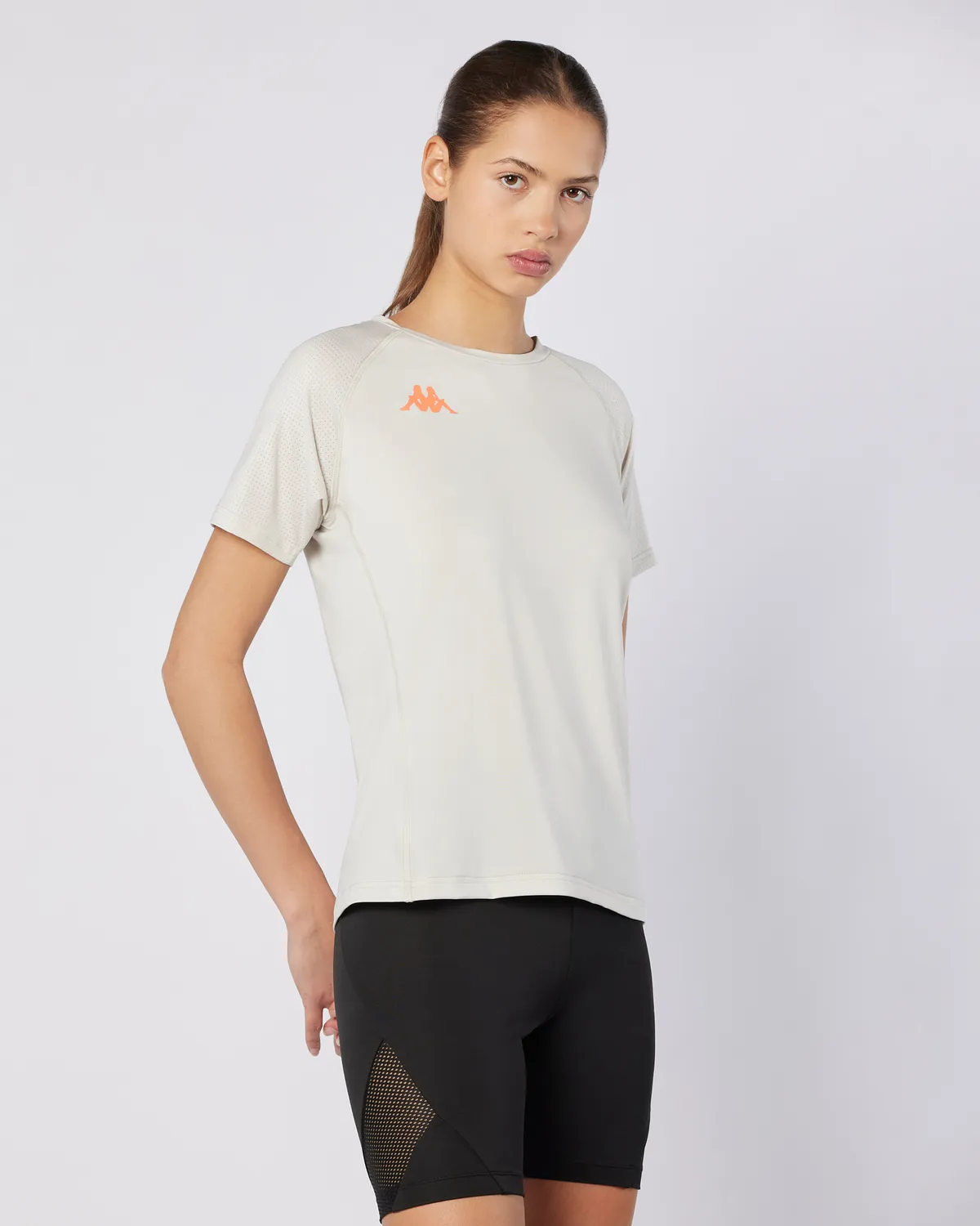 Gri Fiba Tur Kadın Beyaz Regular Fit Tişört