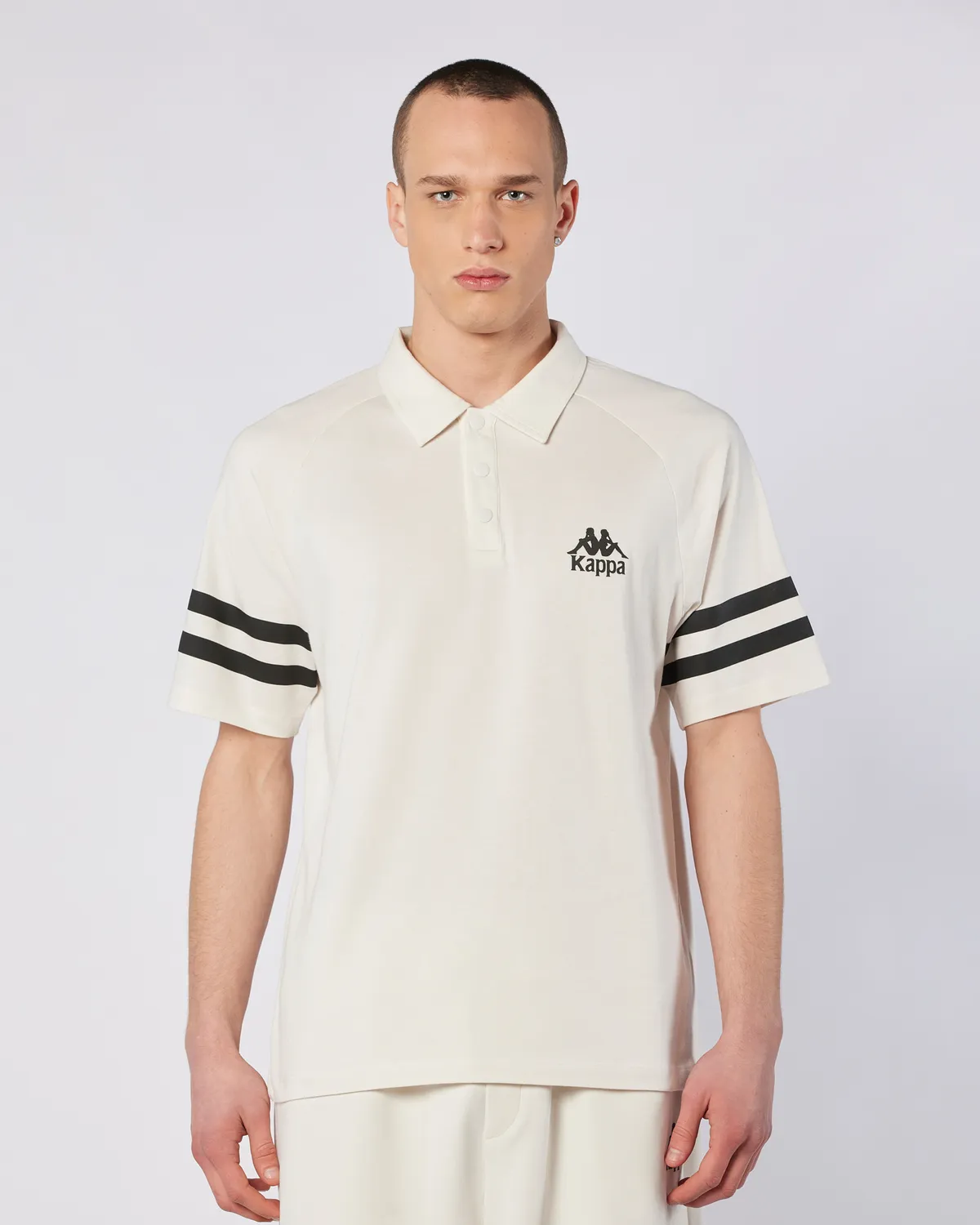 Bej Porte Tee Erkek Ekru  Regular Fit Polo Yaka Tişört