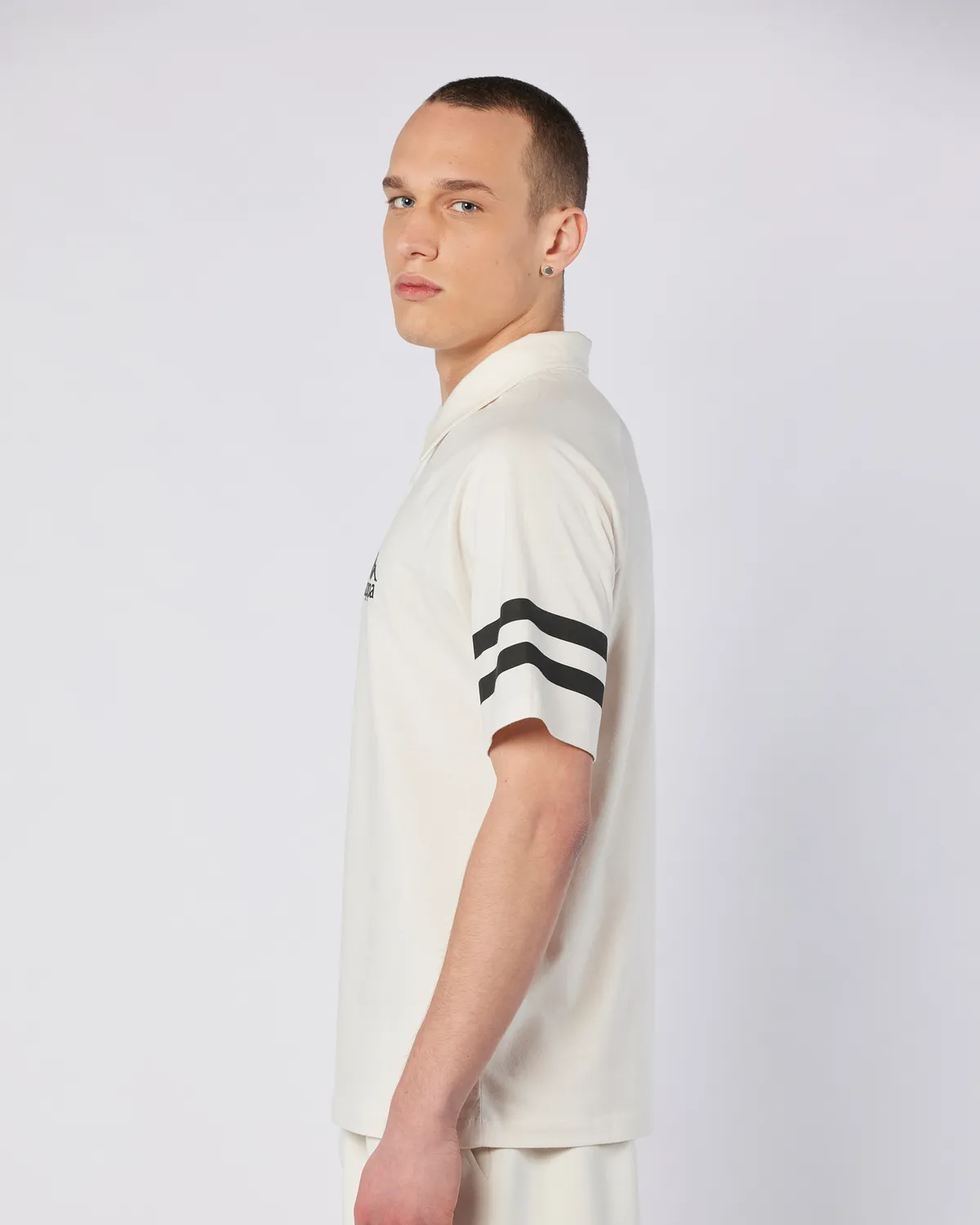 Bej Porte Tee Erkek Ekru  Regular Fit Polo Yaka Tişört