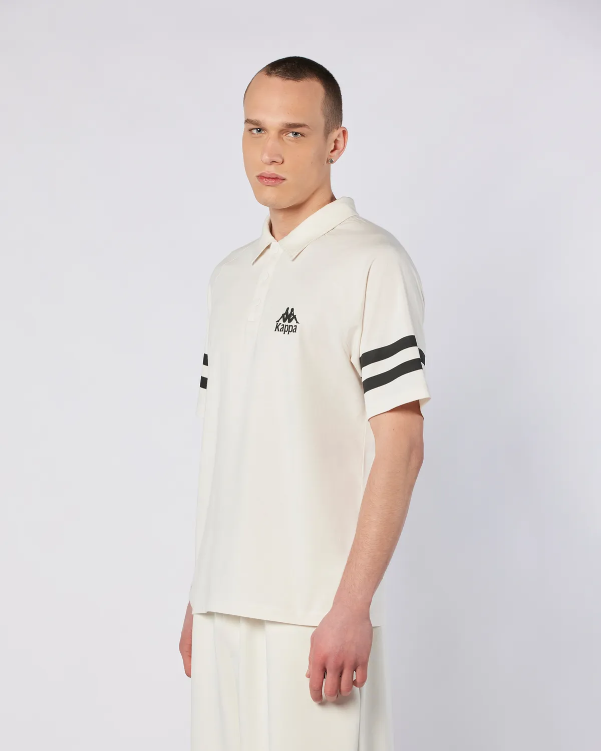 Bej Porte Tee Erkek Ekru  Regular Fit Polo Yaka Tişört