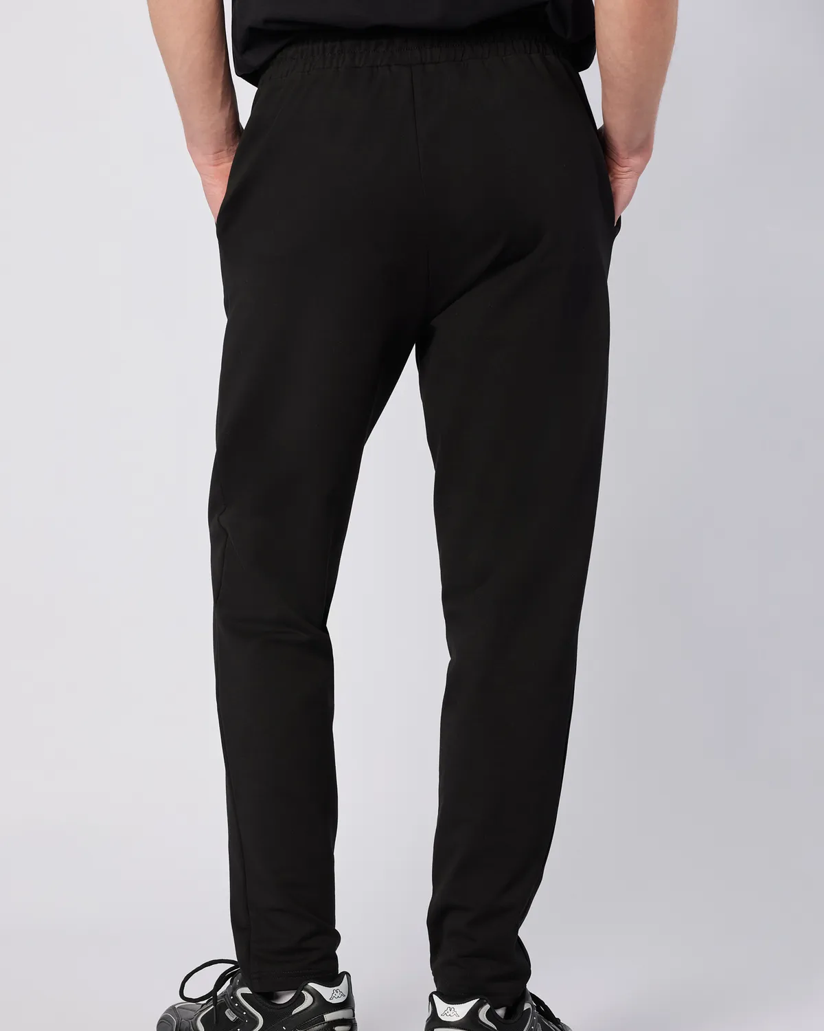 Siyah Sarey Jog Erkek Siyah Regular Fit Eşofman Altı