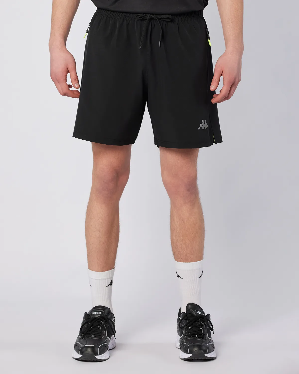 Siyah Fastina Short Erkek Siyah Regular Fit Performance Şort