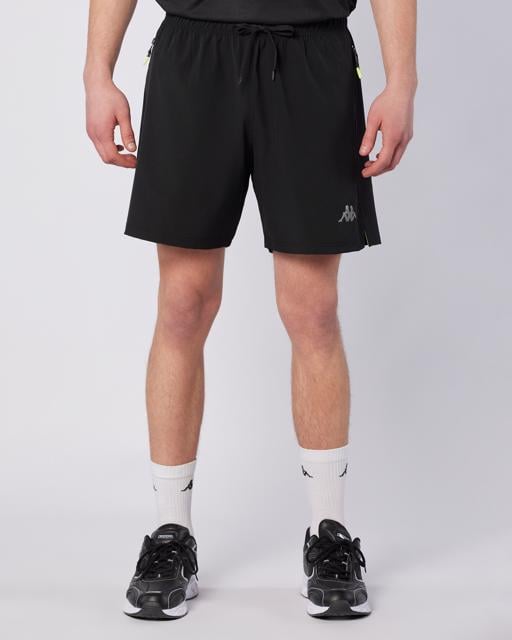 Siyah Fastina Short Erkek Siyah Regular Fit Performance Şort - KAPPA® Türkiye