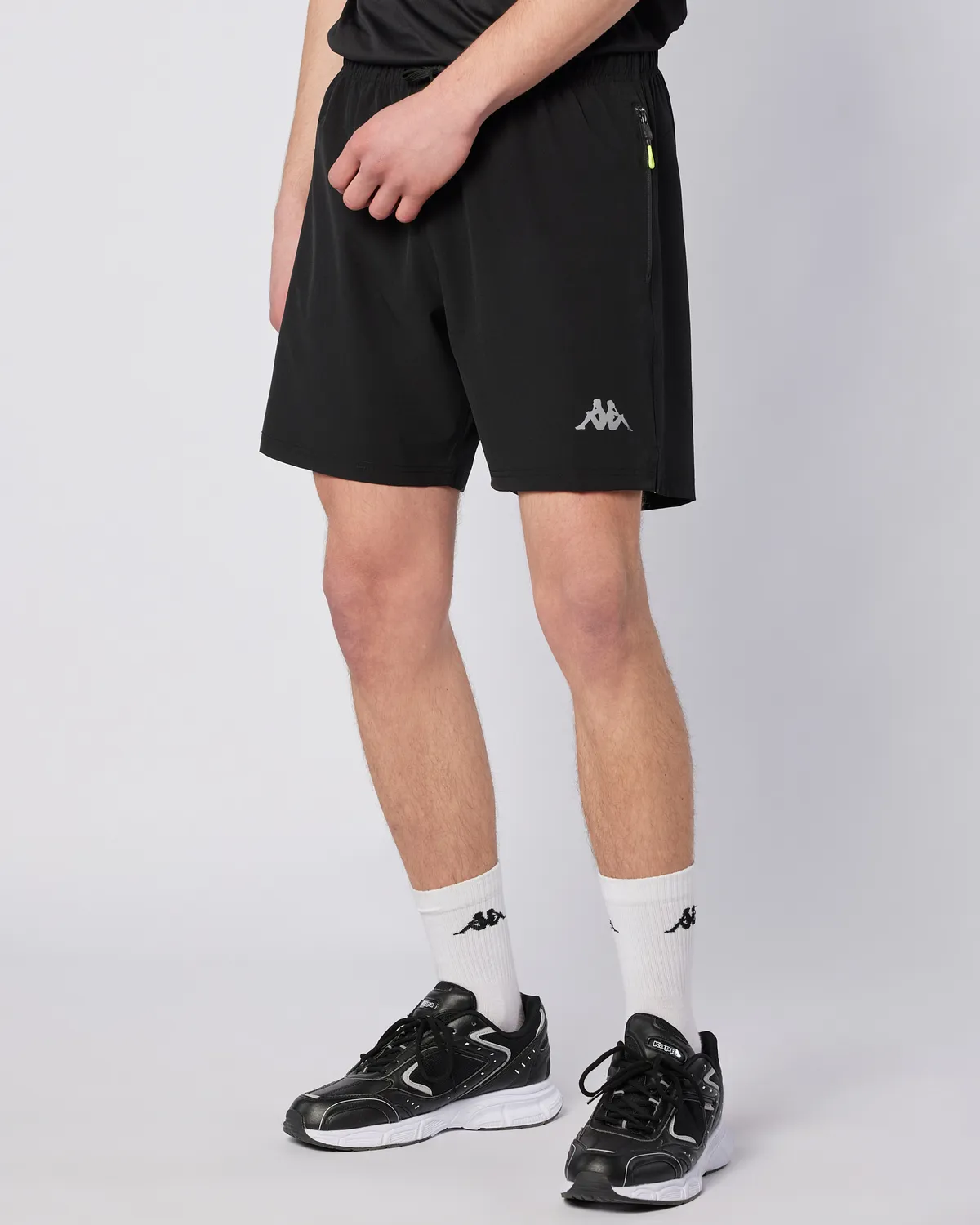 Siyah Fastina Short Erkek Siyah Regular Fit Performance Şort