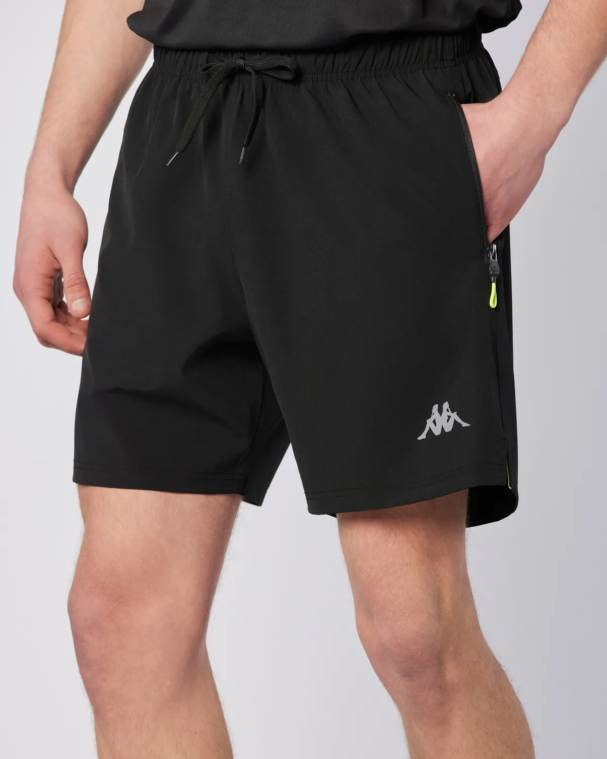 Siyah Fastina Short Erkek Siyah Regular Fit Performance Şort