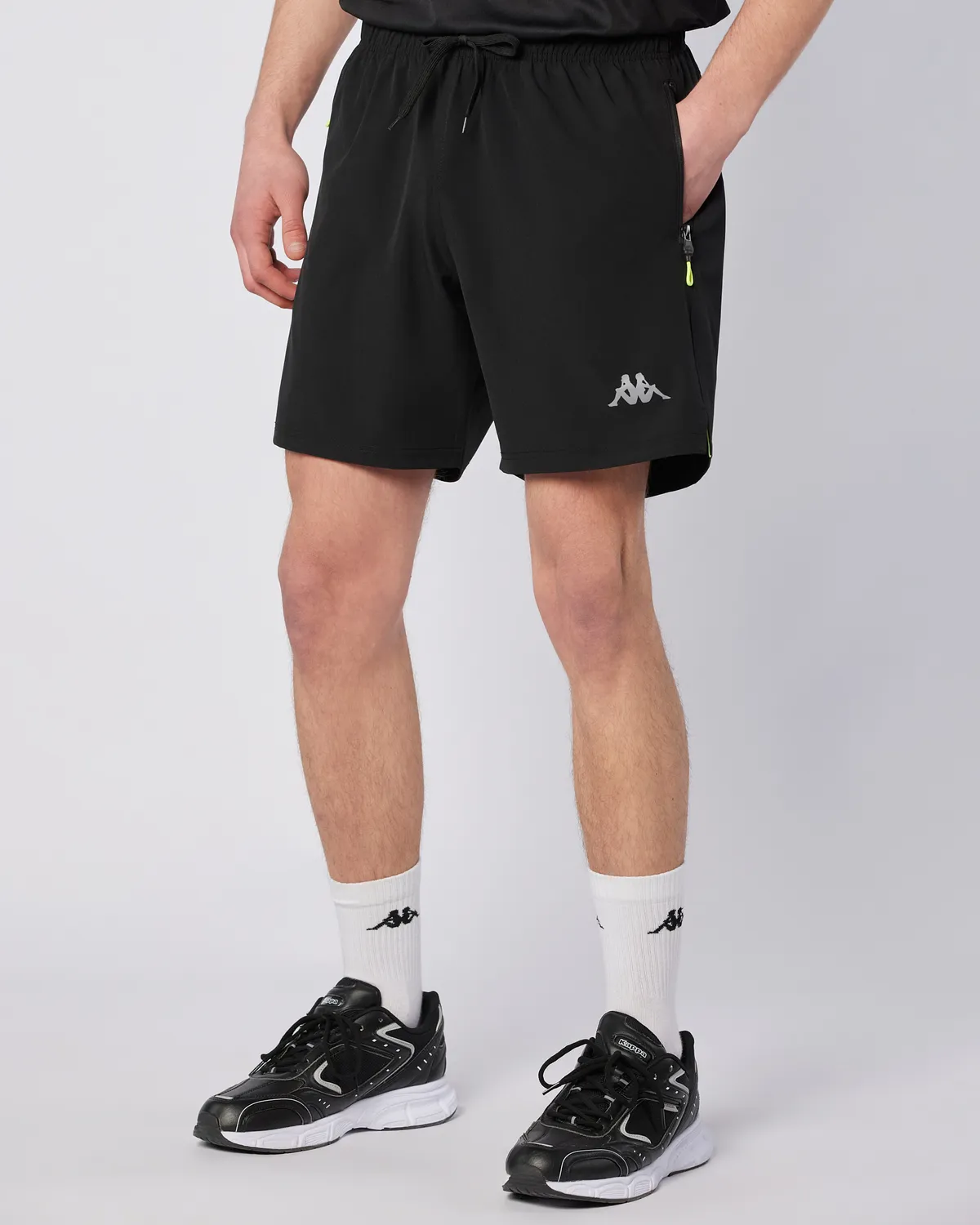 Siyah Fastina Short Erkek Siyah Regular Fit Performance Şort