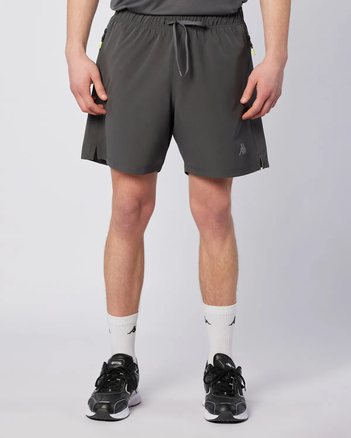 Siyah Fastina Short Erkek Antrasit Regular Fit Performance Şort