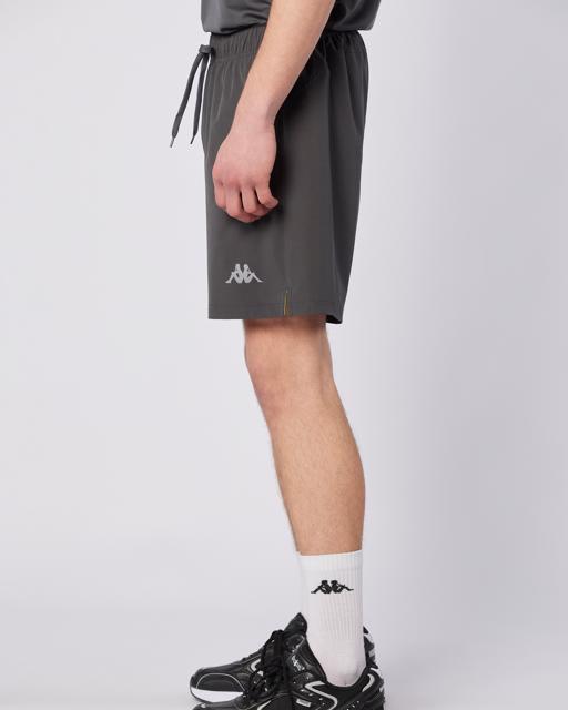 Siyah Fastina Short Erkek Antrasit Regular Fit Performance Şort - KAPPA® Türkiye