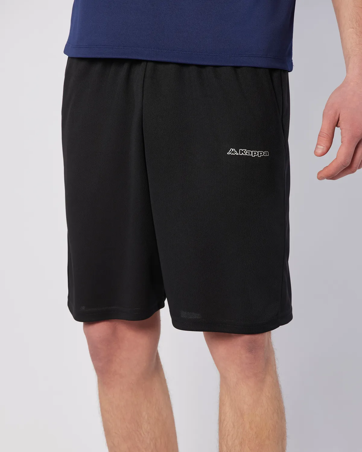 Siyah Baras Long Erkek Siyah Regular Fit Performance Şort