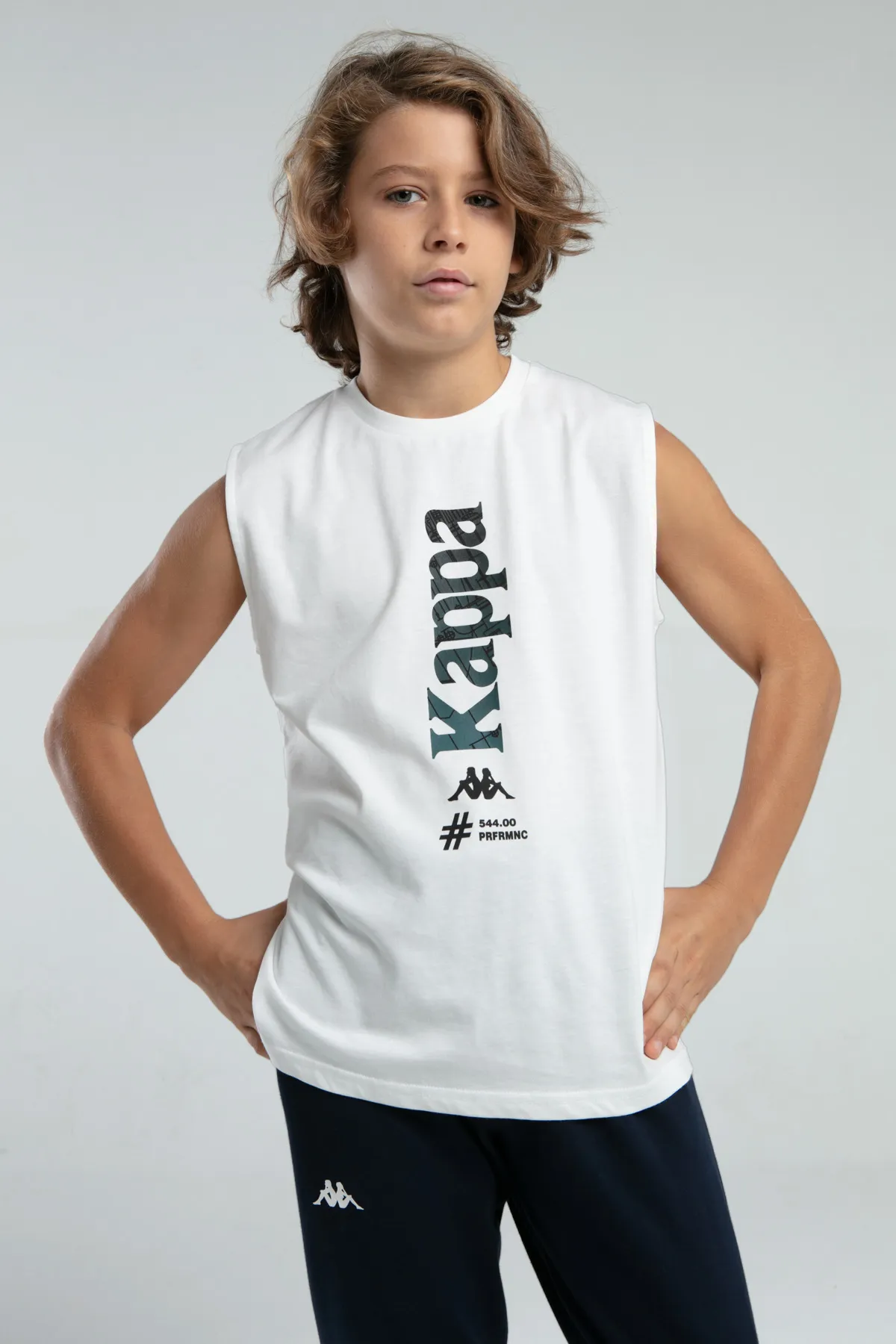 Beyaz Authentic Jay Erkek Çocuk Beyaz Regular Fit Atlet