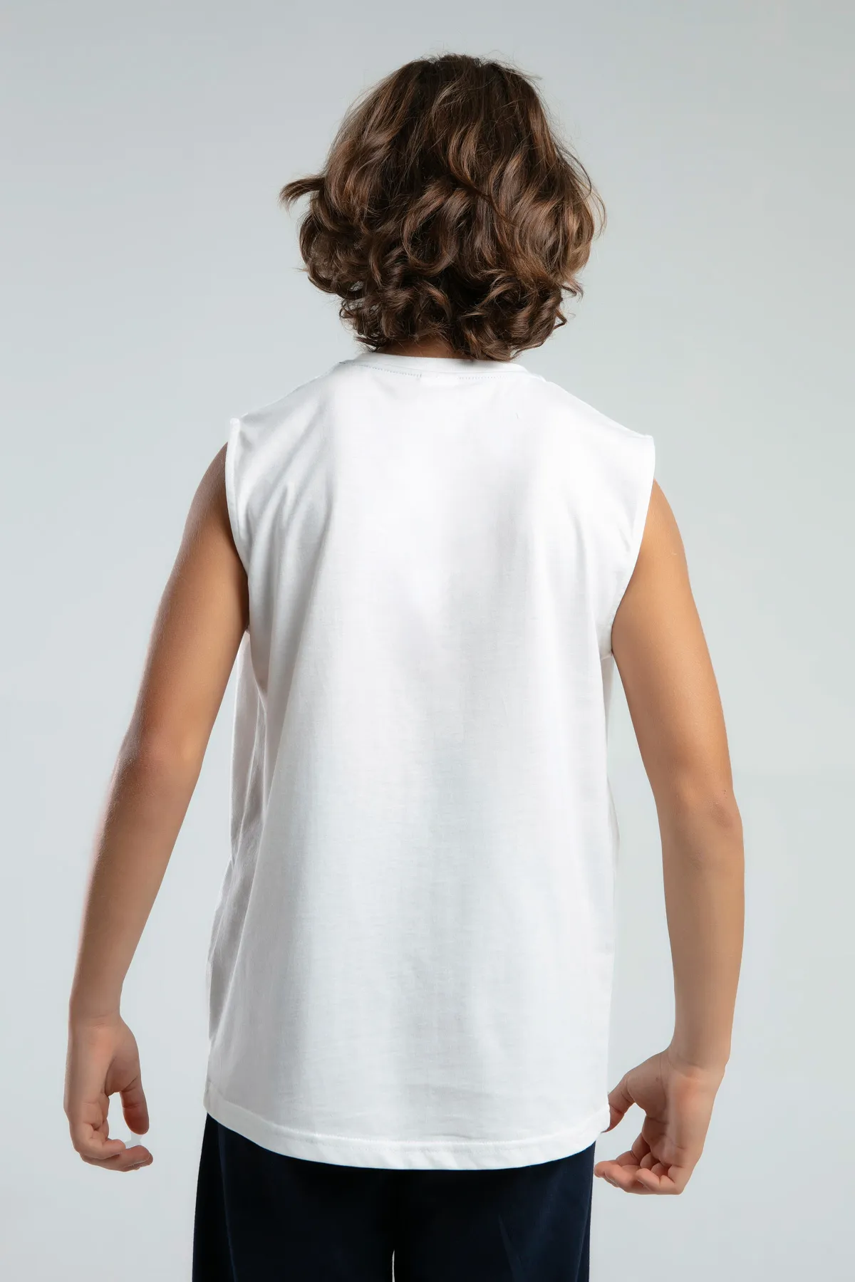 Beyaz Authentic Jay Erkek Çocuk Beyaz Regular Fit Atlet