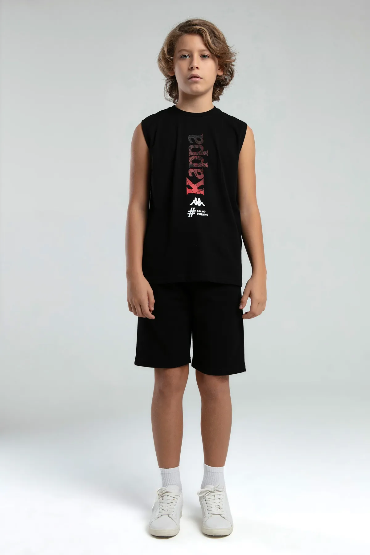 Siyah Authentic Jay Erkek Çocuk Siyah Regular Fit Atlet