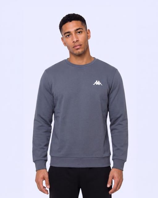 Siyah Tanner Erkek Antrasit Regular Sweatshirt - KAPPA® Türkiye