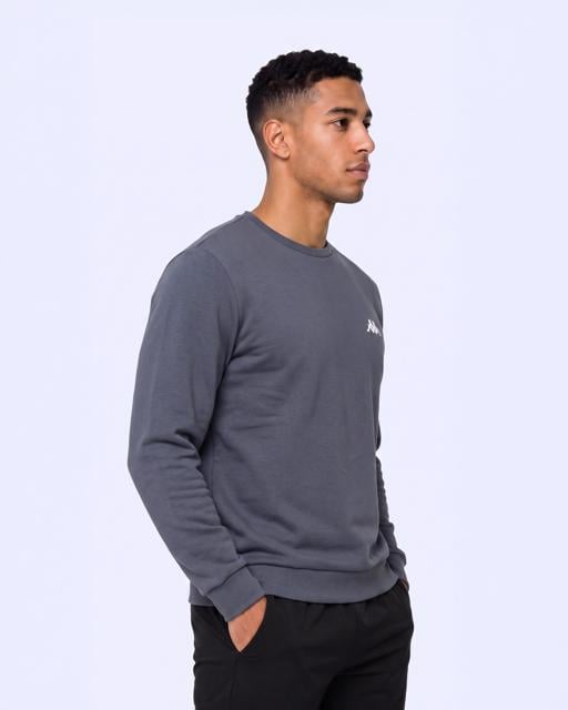 Siyah Tanner Erkek Antrasit Regular Sweatshirt - KAPPA® Türkiye