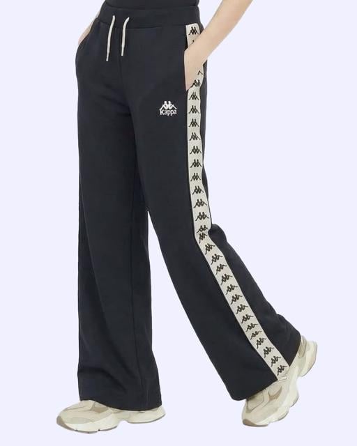 Siyah Alber Pant Kadın Siyah Regular Eşofman Altı - KAPPA® Türkiye