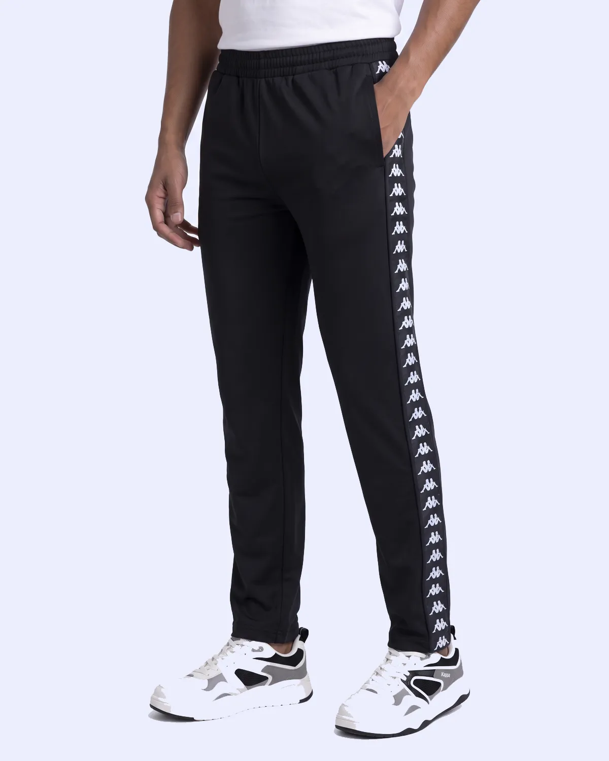 Siyah 222 Banda Andry Pant Erkek Siyah Regular Eşofman Altı