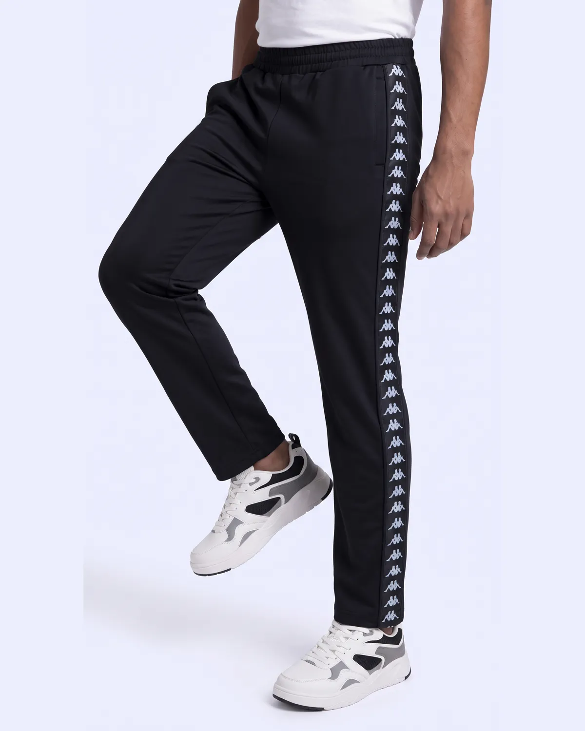 Siyah 222 Banda Andry Pant Erkek Siyah Regular Eşofman Altı