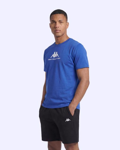 Mavi Fontado Tee Erkek Mavi Regular Tişört - KAPPA® Türkiye