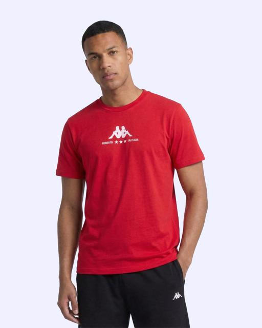 Kırmızı Fontado Tee Erkek Kırmızı Regular Tişört - KAPPA® Türkiye