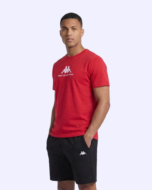 Kırmızı Fontado Tee Erkek Kırmızı Regular Tişört - KAPPA® Türkiye