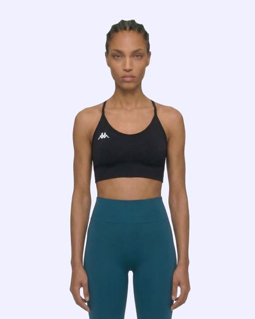 Siyah Julieta Kadın Siyah Slim Sporcu Sütyeni - KAPPA® Türkiye