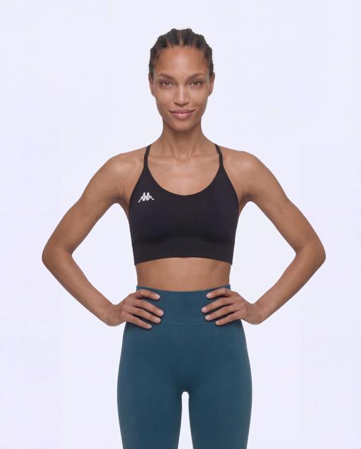 Siyah Julieta Kadın Siyah Slim Sporcu Sütyeni - KAPPA® Türkiye