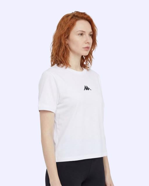 Beyaz Khloe  Tshirt Kadın Beyaz Slim Tişört - KAPPA® Türkiye