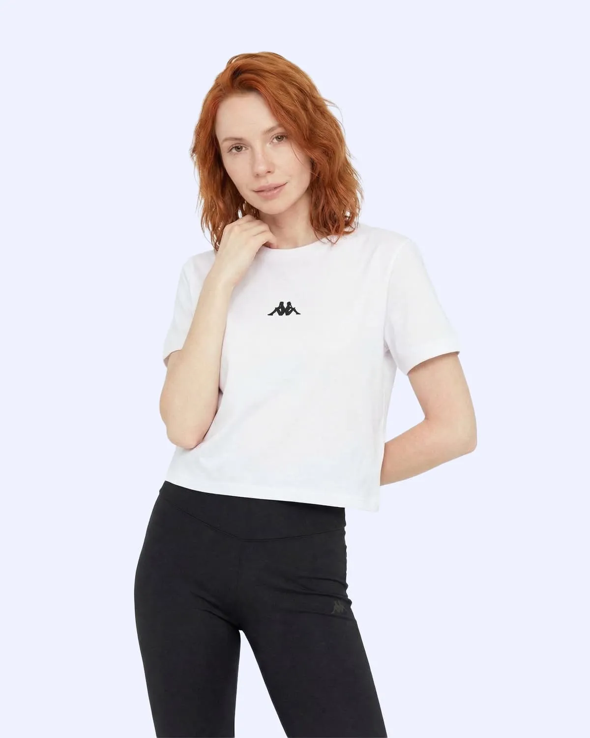 Beyaz Khloe  Tshirt Kadın Beyaz Slim Tişört