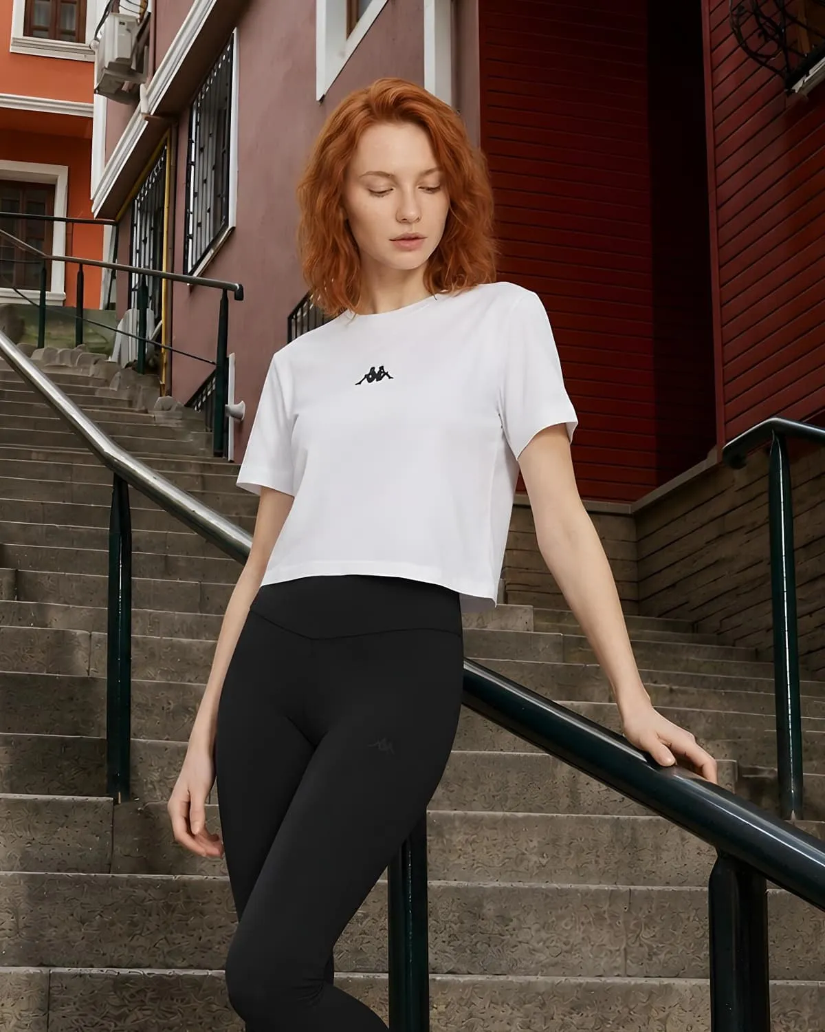 Beyaz Khloe  Tshirt Kadın Beyaz Regular Tişört