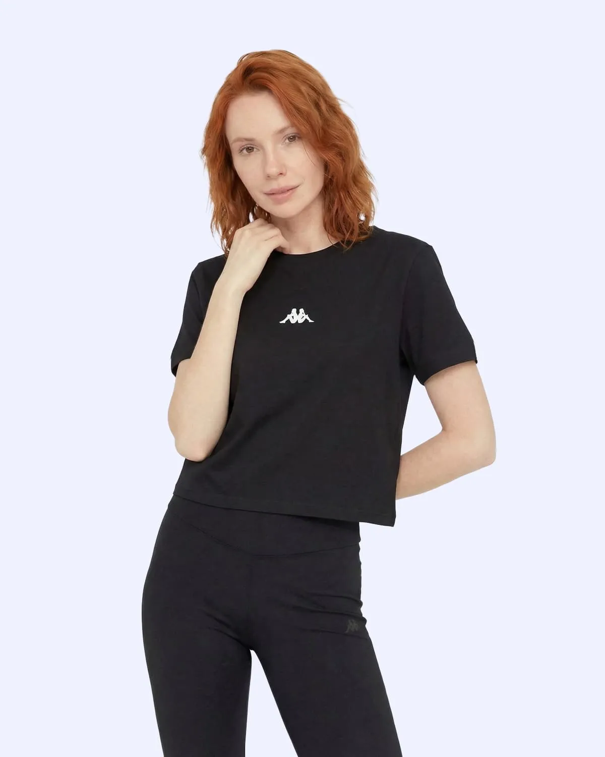 Siyah Khloe  Tshirt Kadın Siyah Slim Tişört