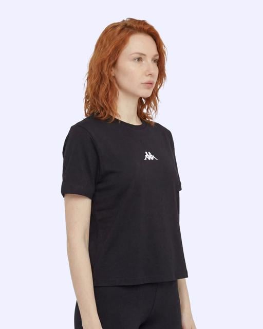 Siyah Khloe  Tshirt Kadın Siyah Slim Tişört - KAPPA® Türkiye