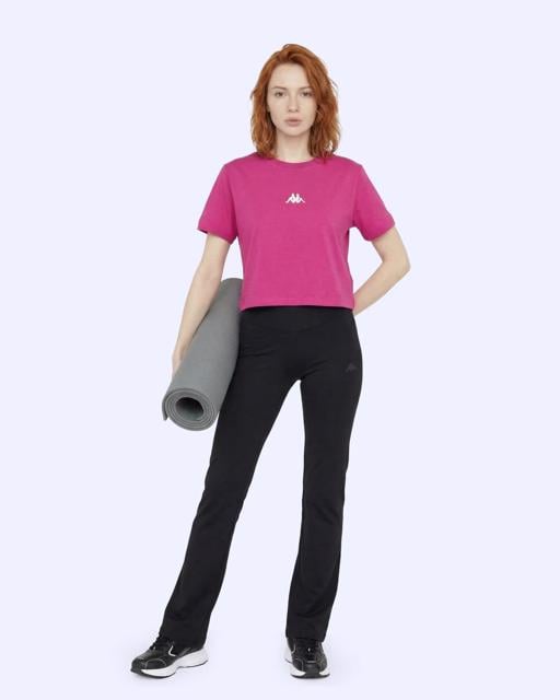 Pembe Khloe  Tshirt Kadın Fuşya Pembe Slim Tişört - KAPPA® Türkiye