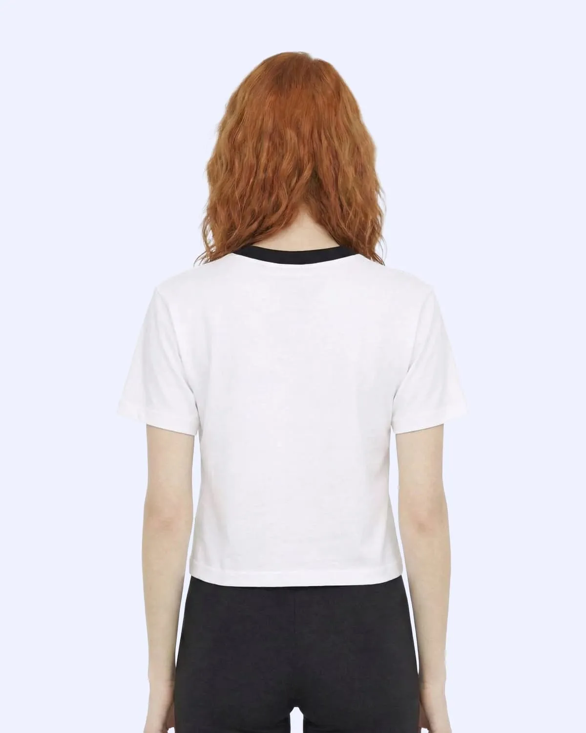 Bej Logo Valentina Kadın Ekru  Regular Tişört