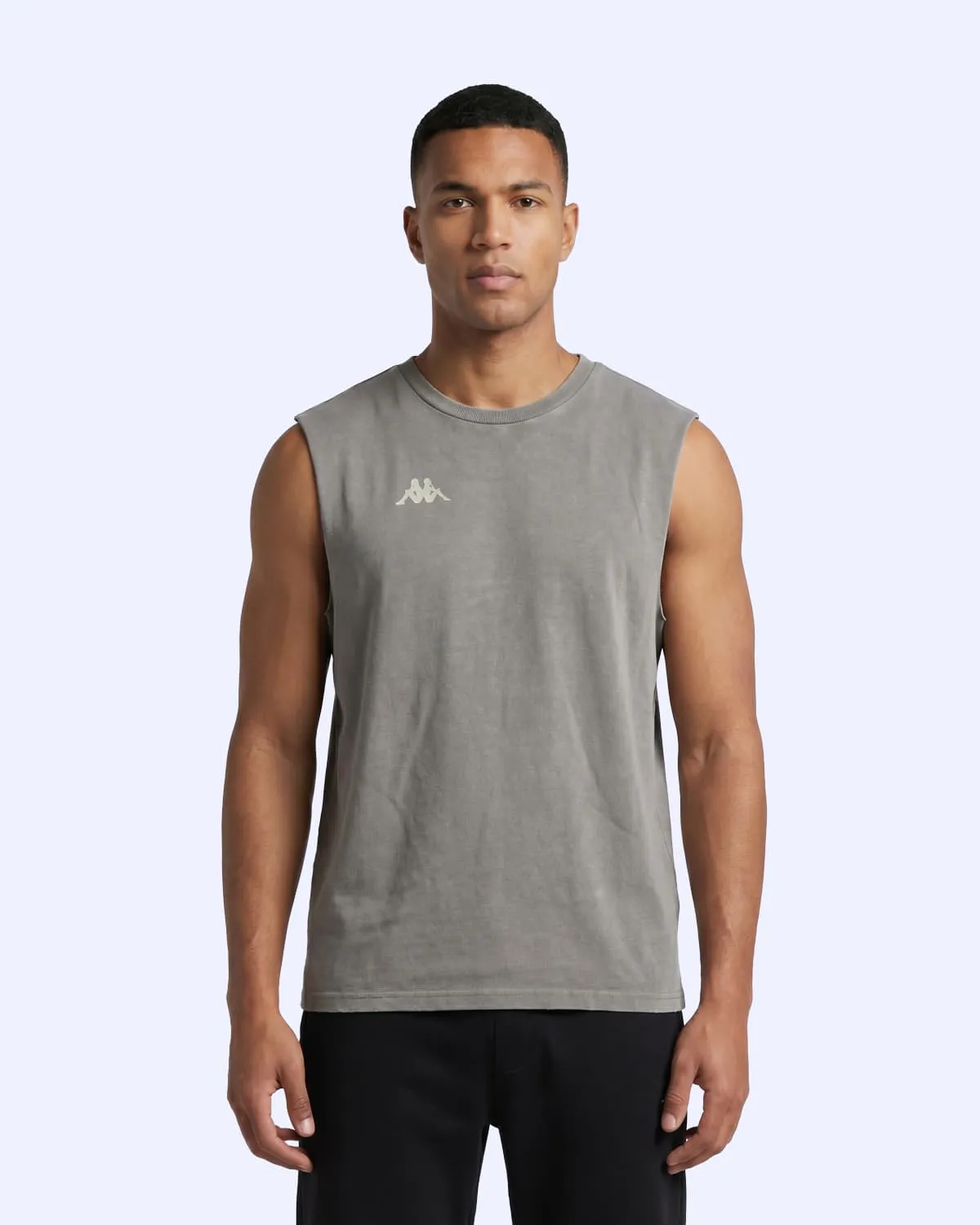 Siyah Sohail Tank Erkek Antrasit Oversize Atlet