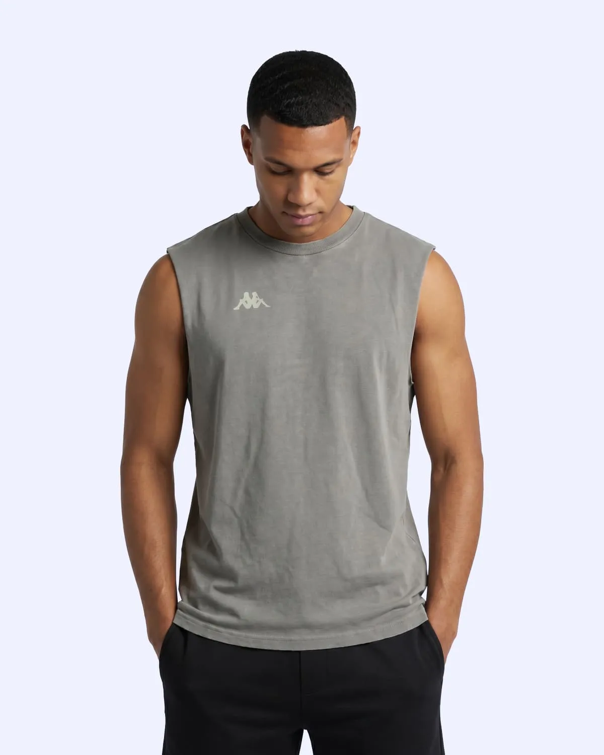 Siyah Sohail Tank Erkek Antrasit Oversize Atlet