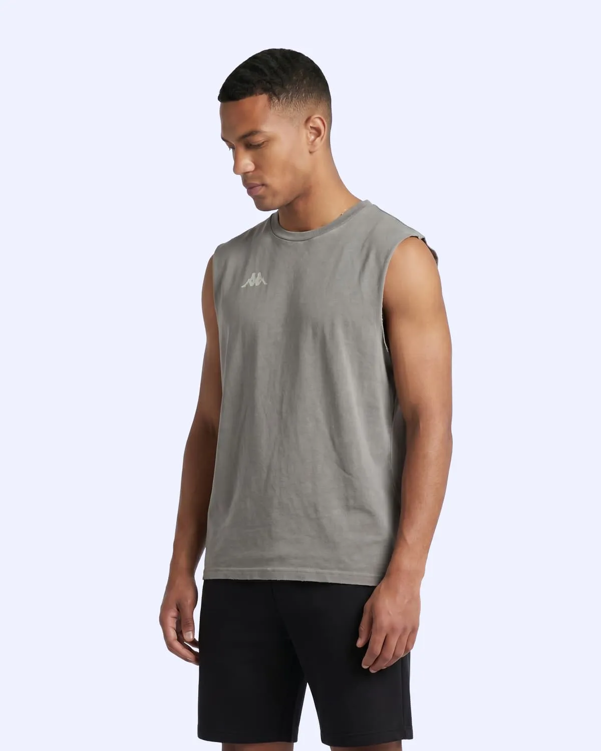 Siyah Sohail Tank Erkek Antrasit Oversize Atlet