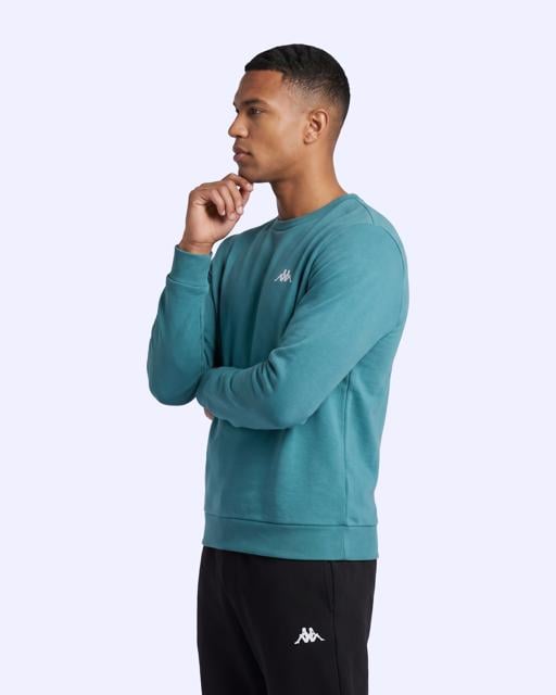 Yeşil Tera Crewneck Erkek Yeşil Regular Sweatshirt - KAPPA® Türkiye
