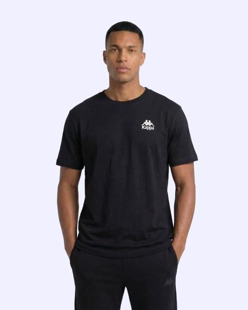 Siyah Ricon Erkek Siyah Regular Tişört - KAPPA® Türkiye