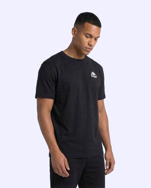 Siyah Ricon Erkek Siyah Regular Tişört - KAPPA® Türkiye