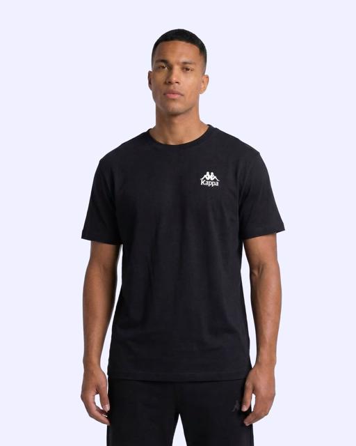 Siyah Ricon Erkek Siyah Regular Tişört - KAPPA® Türkiye