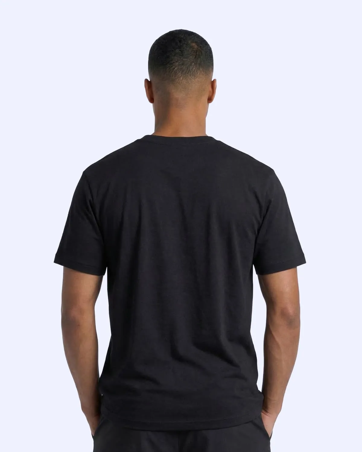 Siyah Ricon Erkek Siyah Regular Tişört