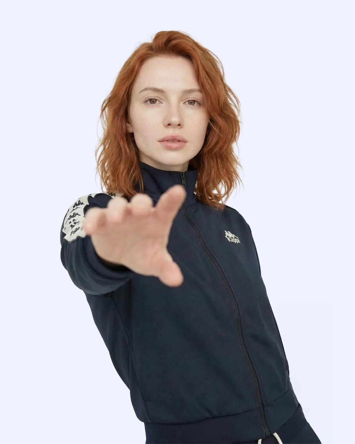 Siyah Alber Full Zip Kadın Siyah Regular Fermuarlı Eşofman Üstü