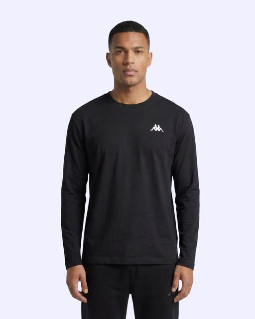 Siyah Olis Erkek Siyah Regular Tişört - KAPPA® Türkiye