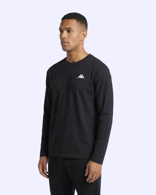 Siyah Olis Erkek Siyah Regular Tişört - KAPPA® Türkiye