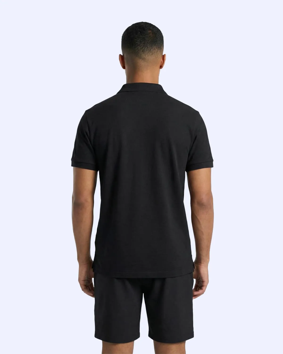 Siyah Paul Polo Erkek Siyah Regular Polo Yaka Tişört