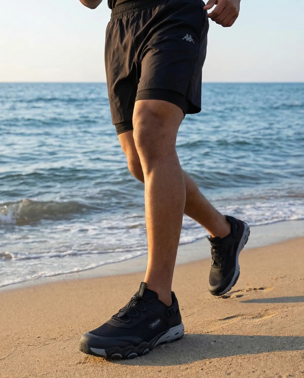 Siyah Dominik Erkek Siyah-Gri Koşu Ayakkabısı