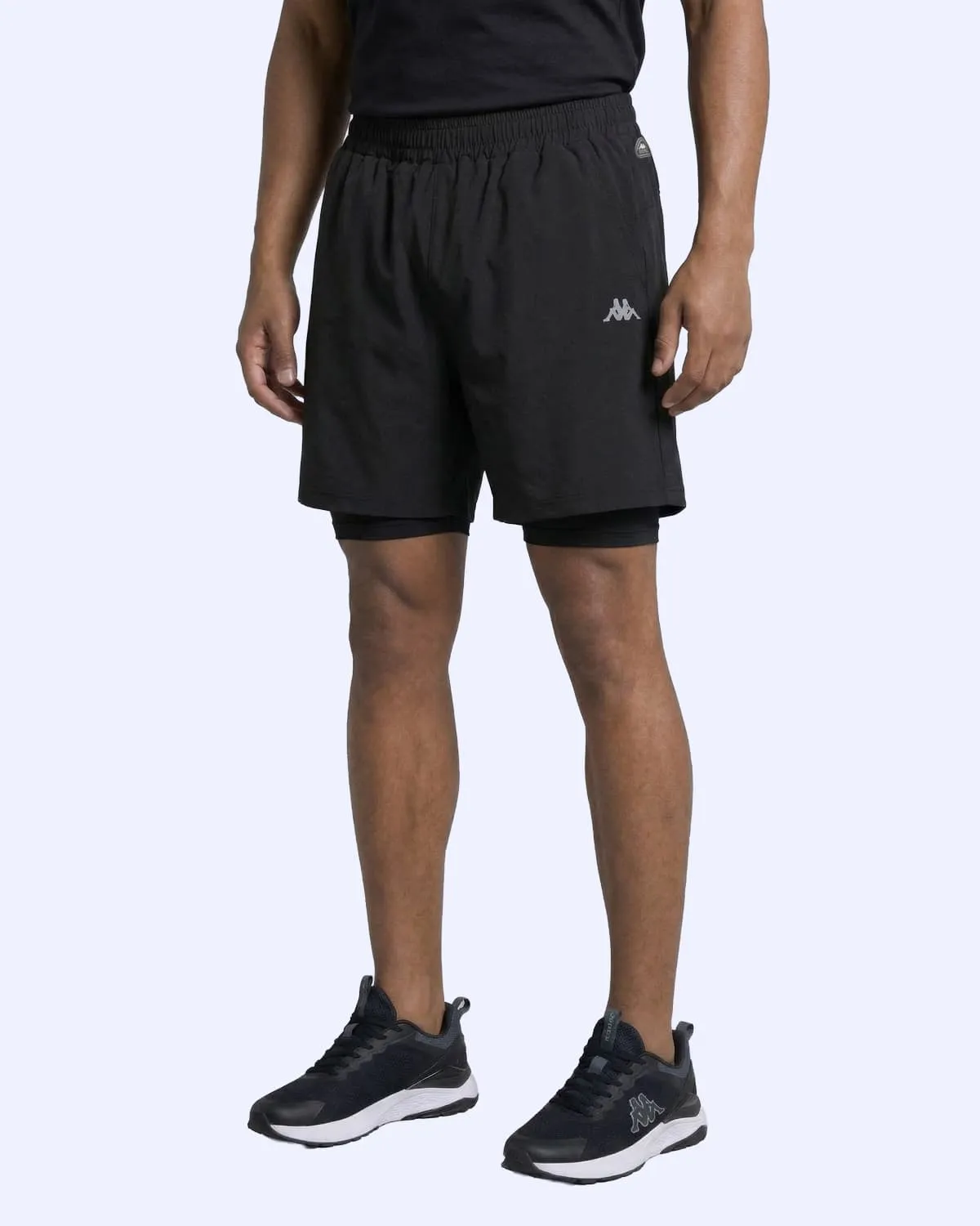 Siyah Edan Short Erkek Siyah Regular Taytlı Şort