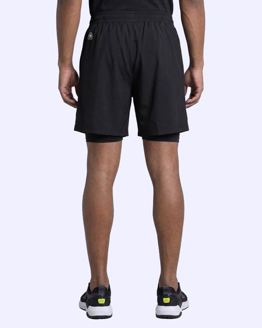 Siyah Edan Short Erkek Siyah Regular Taytlı Şort - KAPPA® Türkiye