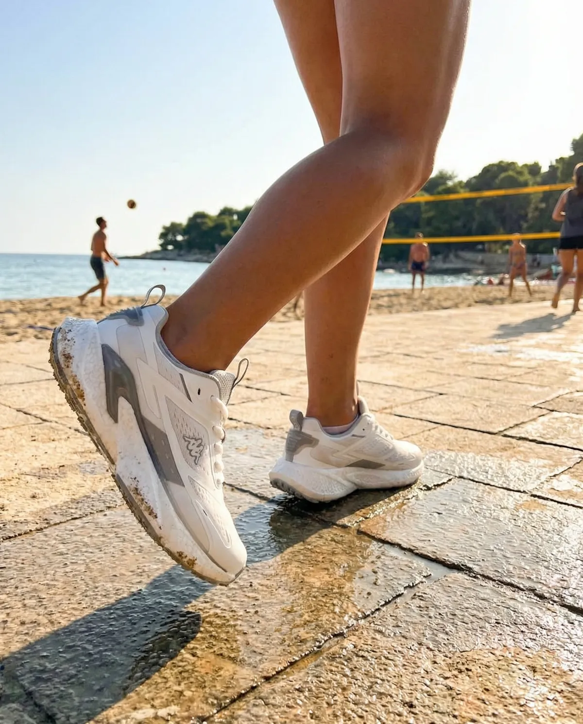 Beyaz Lavegaw Kadın Beyaz-Gri Koşu Ayakkabısı