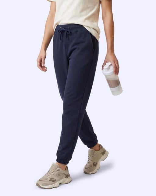 Mavi Logo Cindyna Pant Kadın Dark Tone Regular Eşofman Altı - KAPPA® Türkiye